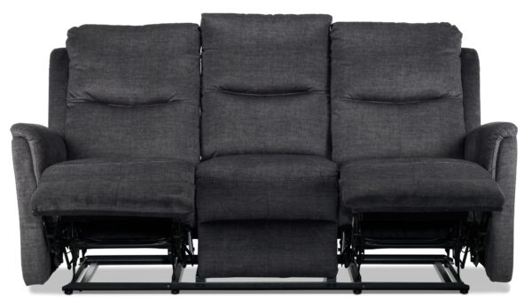 Grayson Reclining Sofa - Charcoal