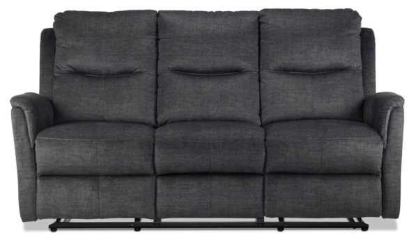 Grayson Reclining Sofa - Charcoal