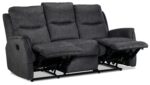 Grayson Reclining Sofa - Charcoal