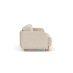 Clara Sleeper Couch. Pasha Dune. Oak Soap