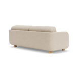 Clara Sleeper Couch. Pasha Dune. Oak Soap