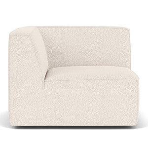 Dane Corner Couch Left. Maya Cream