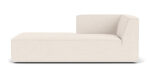 Dane Couch Chaise Arm Left. Maya Cream