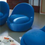 Babette Chair. Mark Cobalt Blue