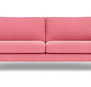 Anna 3 Seater Firenze Bubblegum. Oak Soap Legs